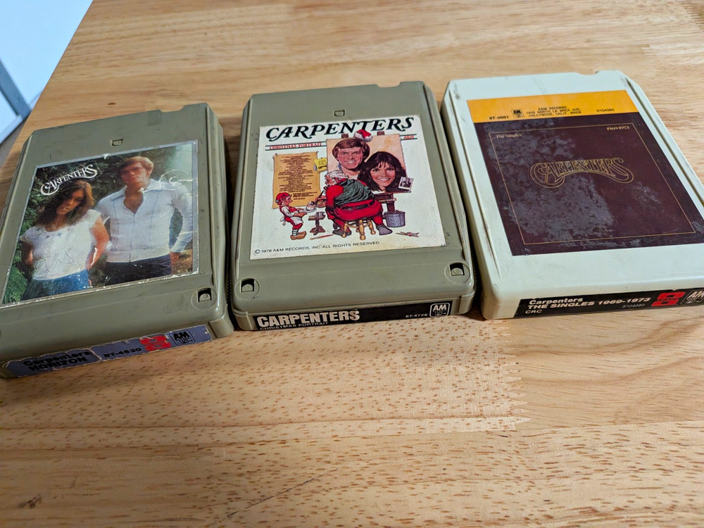Carpenters 8-track Lot of 3